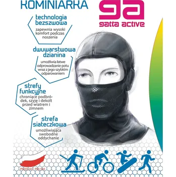 Čepice Kukla Gatta 47072S Thermo Basic černá S/M