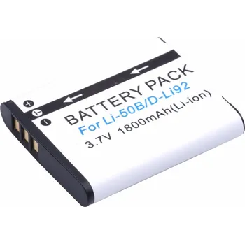 Baterie Li-50B / D-LI92 (1800mAh) pro Olympus mju 1010 1020 1030 XZ-Z