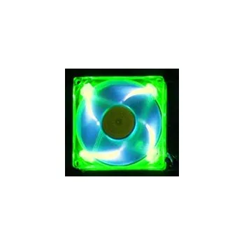 PC ventilátor AEROCOOL AeroFans UV LED Fan Frame-Green / Blade-Blue