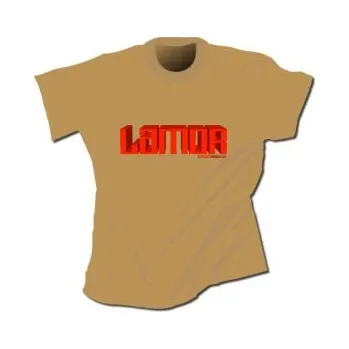 Pánské tričko T-SHIRT - GAMERSWEAR Lamor (sand) CZE Triko s krátkým rukávem M (5027)