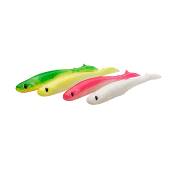 Umělá nástraha Savage Gear Gumová Nástraha Slender Scoop Shad Dark Water Mix 4ks Délka umělých nástrah: 11 cm