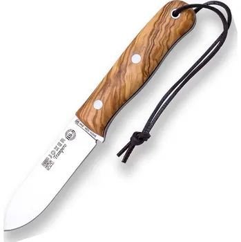 lovecký nůž Joker Spain Joker Trampero, 10 cm kožené pouzdro, olive wood