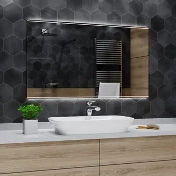 Zrcadlo Koupelnové zrcadlo s LED podsvícením CHICAGO šířka: 150 cm, výška: 100 cm