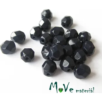 Dětské navlékací korálky České ohňovky 6mm/20 ks, námořnicky modré