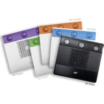 DEEPCOOL M3 GREEN NOTEBOOK COOLER with 2.1 Multimedia Audio Systems