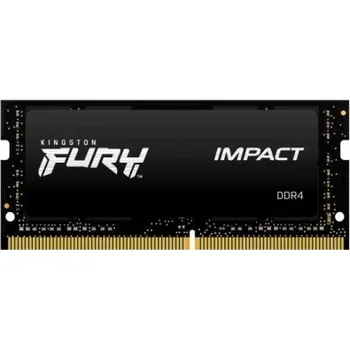Kingston FURY Impact/SO-DIMM DDR4/8GB/3200MHz/CL20/1x8GB/Black