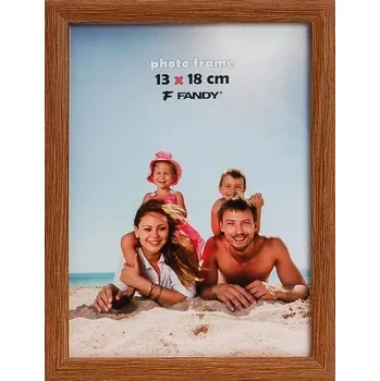 Rám na obraz FANDY Fotorámeček Notte 13x18 3 středně hnědý