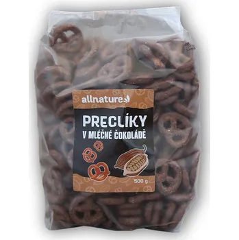Preclík Allnature Preclíky v mléčné čokoládě 500 g