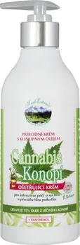 Tělový krém Vivaco Herb Extract Cannabis ošetřující krém s konopím 400 ml