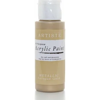 Vodová barva Akrylové barvy Artiste metalické 59ml Barva: ANTICKY ZLATÁ