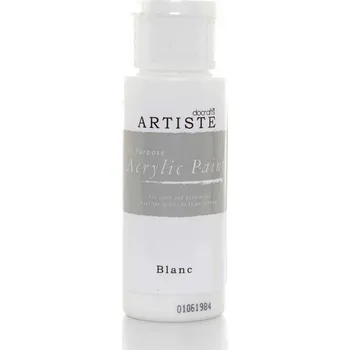 Vodová barva Akrylové barvy Artiste základní barvy 59ml Barva: Bílá