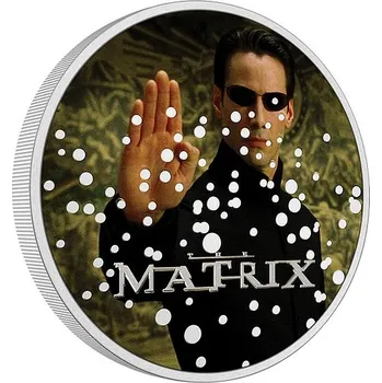 MATRIX coin Warner Bros The Matrix - 1 oz stříbrná mince
