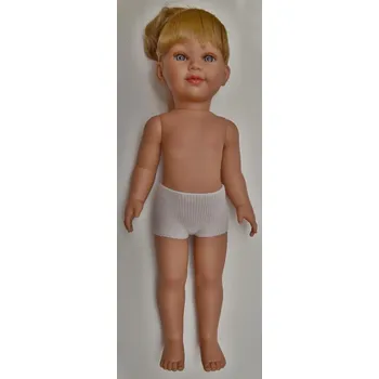 Panenka Realistická panenka Coral bez oblečení od firmy Vestida de Azul (Coral - blonďaté vlasy s ofinou - 45 cm )