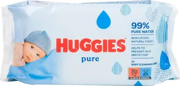 Dětský vlhčený ubrousek Huggies Pure 10x 56 ks