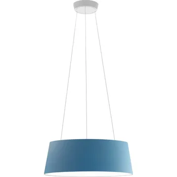 Stilnovo Oxygen_P, azurové závěsné svítidlo, 36W LED 3000K stmívatelné DALI, prům. 56cm