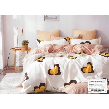 Povlečení Collection World Francouzské saténové povlečení M 1242 200x220 cm 70x80 cm