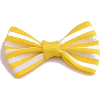 Stuha Mašličky 22x30mm proužky, 4ks - - - VYBERTE VARIANTU Barva: žlutá