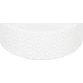 Miska pro psa Trixie Keramická miska 1,6 l/ø 20 cm, vroubkovaná Barva: Bílá
