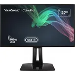 Viewsonic VP2768A-4K 27" IPS 4K 3840x2160/350nits/1000:1/5ms/2xHDMI/DP/USB-C/3xUSB/LAN/VESA/Pivot/Nastavitelný/100%sRGB