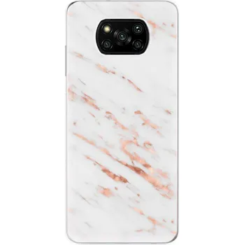 Pouzdro na mobilní telefon Odolné silikonové pouzdro iSaprio - Rose Gold Marble - Xiaomi Poco X3 Pro / X3 NFC