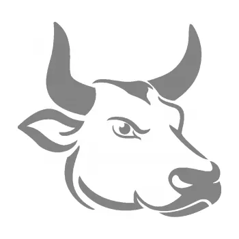 Samolepící dekorace SAMOLEPKA Býk 009 pravá (17 - šedá) NA AUTO, NÁLEPKA, FÓLIE, POLEP, TUNING, VLASTNÍ TEXT, TISK, AUTOSAMOLEPKY.cz, POLEPY, OBRÁZEK, LOGO, SAMOLEPKY