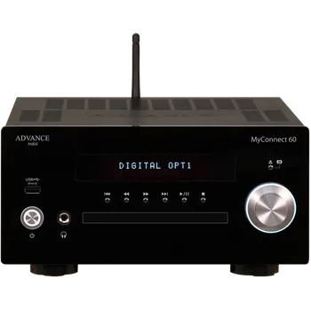 Hi-Fi komponenty Advance Acoustic MyConnect 60 Black (Audiofilské All-in-One so vstavaným zosilňovačom MyConnect 60)