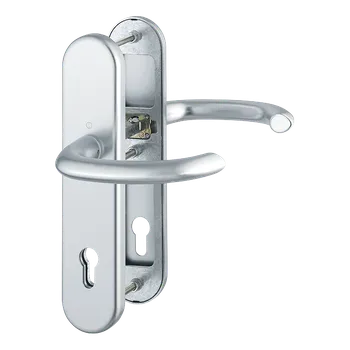 HOPPE Bezpečnostní kování Marseille Provedení: klika - klika, Povrch: F1 - stříbrný elox