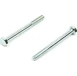 Šroub se šestihrannou hlavou DIN 931 M4x50 mm, částečný závit, zinek bílý, ocel 8.8 (Metrický šroub, pozink, DIN 931)