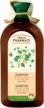 Šampon Green Pharmacy Březové pupeny a ricinový olej šampon proti lupům 350 ml