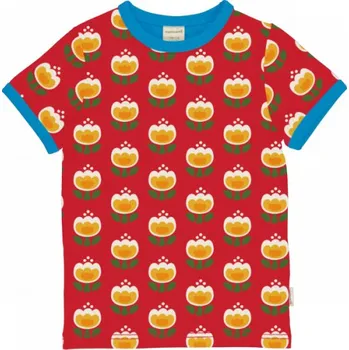 Dívčí tričko Dětské triko s krátkým rukávem Tulipán Maxomorra Velikost: 110/116