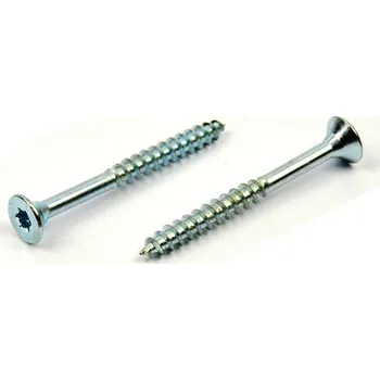 Vrut Univerzální vrut do dřeva 6x60/36 TORX zinek bílý, částečný závit (Univerzální vrut TORX částečný závit)