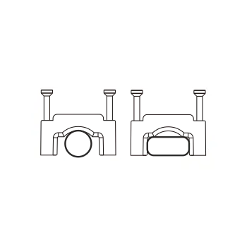 Průmyslová sponka Spony na kabely do omítky / zdi / betonu typ 1607R