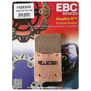 Brzda pro motocykl EBC - Brakes FA063HH zadní brzdové destičky EBC