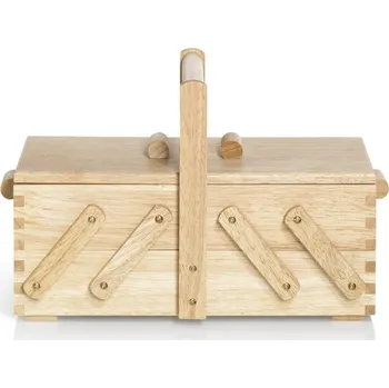 Organizér galanterie Dřevěná kazeta na šití Prym 612545