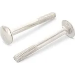 Vratový šroub M8x220 zinek bílý (DIN 603)