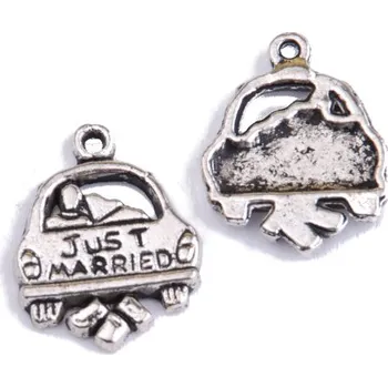 Přívěsek Přívěsek NOVOMANŽELÉ, 15x20mm, 2ks