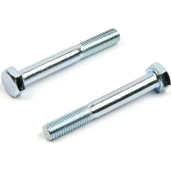 Šroub Šroub se šestihrannou hlavou DIN 931 M8x40 mm, částečný závit, zinek bílý, ocel 8.8 (Metrický šroub, pozink, DIN 931)