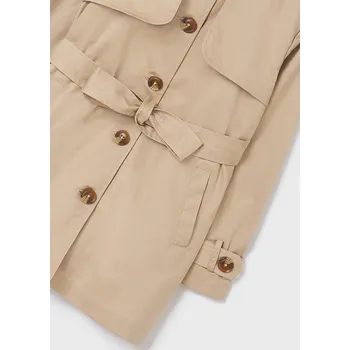 Dívčí bunda Dívčí přechodový kabát Mayoral 6427-007 barva: béžová, Rozměr: 157 (14 let)