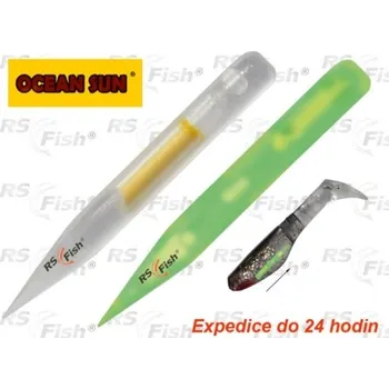 Signalizace záběru Ocean Sun 4,0 x 40 mm - fluožluté práškové s hrotem