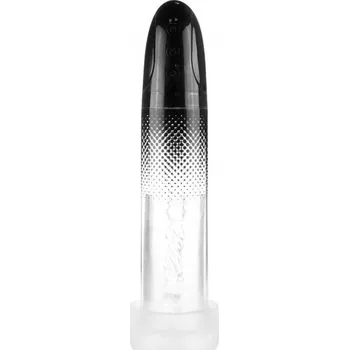 Vakuová pumpa Me You Us Platinum Duo Automatic Pump Masturbator Clear/Black, elektronická vakuová pumpa s masturbační vložkou