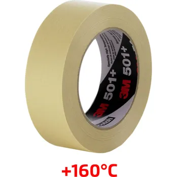 Výstražná páska 501E Maskovací lepicí páska 3M SCOTCH pro vysoké teploty, návin 50 metrů šířka: 100mm