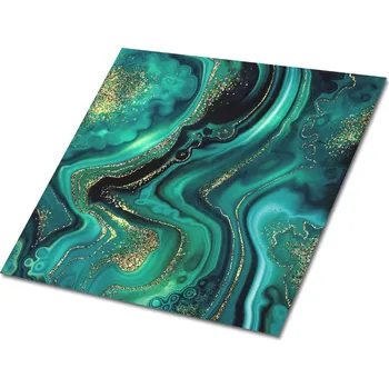 vinylová podlaha Samolepící vinylové čtverce Textura zeleného kamene