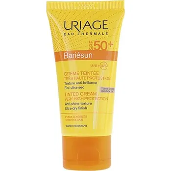 Přípravek na opalování Uriage Bariésun Golden Tinted Cream SPF50+ 50 ml