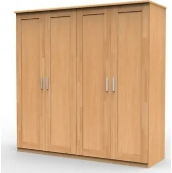 Šatní skříň TEXPOL SKŘÍŇ UNI4DDDD - z dubového masivu, dub masiv