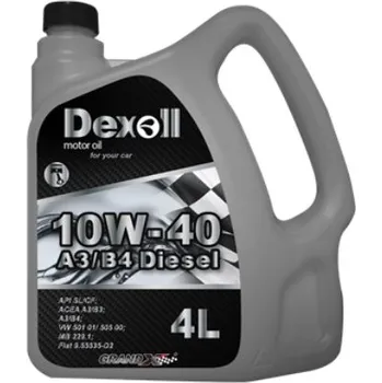 Motorový olej Dexoll DEX10W40D4 Diesel A3/B4 10W-40 - 4L