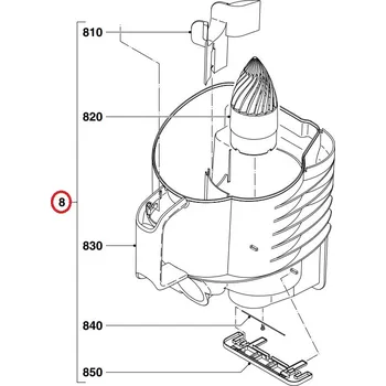 Prachová nádoba 996510079999 pro vysavač Philips