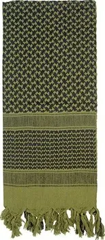 Šátek Rothco Shemagh 105 x 105 cm olivový/černý