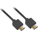 Kabel GoGEN HDMI 2.0, 10m, pozlacený, High speed, s ethernetem černý