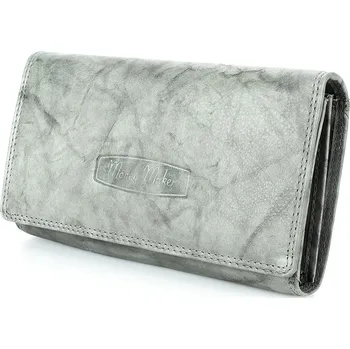 Peněženka Money Maker Dámská kožená peněženka 12132B šedá