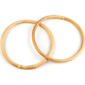 Bambusová ucha na tašky / lapač snů Ø15 cm - 1ks